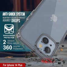 Cargar imagen en el visor de la galería, Funda iPhone 15 Plus de Punkcase® LUCID 2.0 Crystal Black Series Series con protector de pantalla PUNK SHIELD | Ajuste ultra.