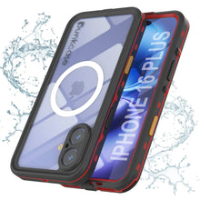 Cargar imagen en el visor de la galería, Funda impermeable para iPhone 16+ Plus, Punkcase SpikeStar Red Series | Ajuste fino, 2 m, sumergible, IP68