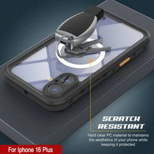 Cargar imagen en el visor de la galería, Funda impermeable para iPhone 16+ Plus, Punkcase SpikeStar Black Series | Ajuste fino, 2 m, sumergible, IP68