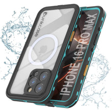 Cargar imagen en el visor de la galería, Funda impermeable para iPhone 16 Pro Max, Punkcase SpikeStar Teal Series | Ajuste fino, 2 m, sumergible, IP68