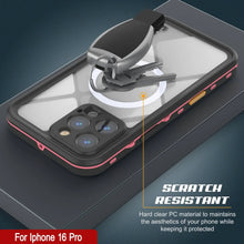 Cargar imagen en el visor de la galería, Funda impermeable para iPhone 16 Pro, Punkcase SpikeStar Pink Series | Funda fina de 2 m sumergible IP68