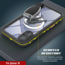 Cargar imagen en el visor de la galería, Funda impermeable para iPhone 16, Punkcase SpikeStar Yellow Series | Funda fina de 2 m sumergible IP68