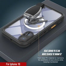 Cargar imagen en el visor de la galería, Funda impermeable para iPhone 16, Punkcase SpikeStar Black Series | Ajuste fino, 2 m, sumergible, IP68