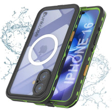 Cargar imagen en el visor de la galería, Funda impermeable para iPhone 16, Punkcase SpikeStar Light-Green Series | Funda fina de 2 m sumergible IP68