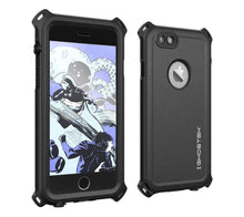 Cargar imagen en el visor de la galería, iPhone 6S/6 Waterproof Case, Ghostek® Nautical Black Series| Underwater | Aluminum Frame | Ultra Fit (Color in image: Black)