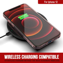 Load image into Gallery viewer, iPhone 12 Case Punkcase® LUCID 2.0 Crystal Pink Series w/ PUNK SHIELD Screen Protector | Ultra Fit (Color in image: clear)