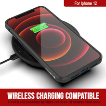 Cargar imagen en el visor de la galería, iPhone 12 Case Punkcase® LUCID 2.0 Black Series w/ PUNK SHIELD Screen Protector | Ultra Fit (Color in image: clear)