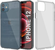 Cargar imagen en el visor de la galería, iPhone 12 Case Punkcase® LUCID 2.0 Clear Series Series w/ PUNK SHIELD Screen Protector | Ultra Fit (Color in image: crystal pink)