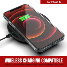 Cargar imagen en el visor de la galería, iPhone 12 Case Punkcase® LUCID 2.0 Clear Series Series w/ PUNK SHIELD Screen Protector | Ultra Fit (Color in image: purple)