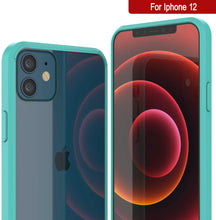 Cargar imagen en el visor de la galería, iPhone 12 Case Punkcase® LUCID 2.0 Teal Series w/ PUNK SHIELD Screen Protector | Ultra Fit (Color in image: crystal pink)