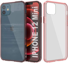 Cargar imagen en el visor de la galería, iPhone 12 Mini Case Punkcase® LUCID 2.0 Crystal Pink Series w/ PUNK SHIELD Screen Protector | Ultra Fit (Color in image: crystal pink)
