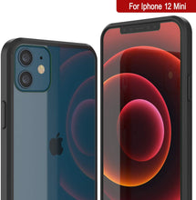 Cargar imagen en el visor de la galería, iPhone 12 Mini Case Punkcase® LUCID 2.0 Black Series w/ PUNK SHIELD Screen Protector | Ultra Fit (Color in image: crystal pink)