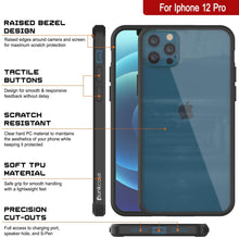 Cargar imagen en el visor de la galería, iPhone 12 Pro Case Punkcase® LUCID 2.0 Black Series w/ PUNK SHIELD Screen Protector | Ultra Fit (Color in image: white)