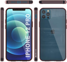 Cargar imagen en el visor de la galería, iPhone 12 Pro Case Punkcase® LUCID 2.0 Crystal Pink Series w/ SHIELD Screen Protector | Ultra Fit (Color in image: light blue)