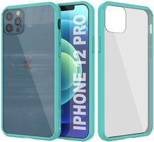 Cargar imagen en el visor de la galería, iPhone 12 Pro Case Punkcase® LUCID 2.0 Teal Series w/ PUNK SHIELD Screen Protector | Ultra Fit (Color in image: teal)