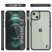 Cargar imagen en el visor de la galería, Funda para iPhone 13 Punkcase® LUCID 2.0 Serie Negra con protector de pantalla PUNK SHIELD | Ajuste ultra.