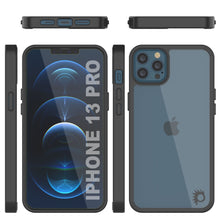 Cargar imagen en el visor de la galería, Funda para iPhone 13 Pro Punkcase® LUCID 2.0 Serie Negra con protector de pantalla PUNK SHIELD | Ajuste ultra