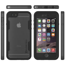 Cargar imagen en el visor de la galería, iPhone 6/6S Waterproof Case, Ghostek Atomic 2.0 Space Gray W/ Attached Screen Protector | Slim Fit (Color in image: silver)