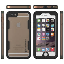 Cargar imagen en el visor de la galería, iPhone 6S+/6+ Plus Waterproof Case Ghostek Atomic 2.0 Gold w/ Attached Screen Protector | Slim (Color in image: space gray)