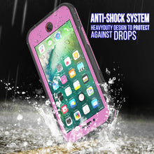 Cargar imagen en el visor de la galería, iPhone 7+ Plus Waterproof Case, Punkcase SpikeStar Pink Series | Thin Fit 6.6ft Underwater IP68 (Color in image: purple)