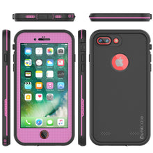 Cargar imagen en el visor de la galería, iPhone 7+ Plus Waterproof Case, Punkcase SpikeStar Pink Series | Thin Fit 6.6ft Underwater IP68 (Color in image: teal)