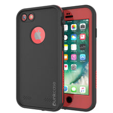 Cargar imagen en el visor de la galería, iPhone 7 Waterproof Case, Punkcase SpikeStar Red Series | Thin Fit 6.6ft Underwater IP68 (Color in image: red)
