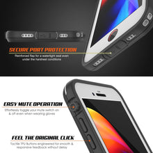 Cargar imagen en el visor de la galería, iPhone 7 Waterproof Case, Punkcase SpikeStar White Series | Thin Fit 6.6ft Underwater IP68 (Color in image: red)