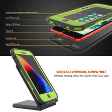 Load image into Gallery viewer, iPhone 7 Waterproof Case, Punkcase SpikeStar Light-Green Series | Thin Fit 6.6ft Underwater IP68 (Color in image: pink)