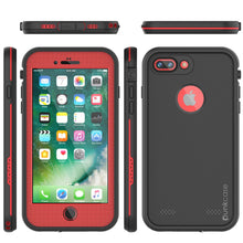 Cargar imagen en el visor de la galería, iPhone 8+ Plus Waterproof Case, Punkcase SpikeStar Red Series | Thin Fit 6.6ft Underwater IP68 (Color in image: teal)