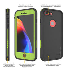 Cargar imagen en el visor de la galería, iPhone 8+ Plus Waterproof Case, Punkcase SpikeStar Light-Green Series | Thin Fit 6.6ft Underwater IP68 (Color in image: light blue)