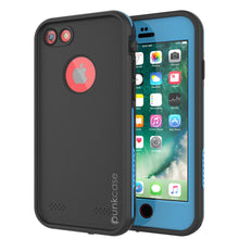 Cargar imagen en el visor de la galería, iPhone 8 Waterproof Case, Punkcase SpikeStar Light-Blue Series | Thin Fit 6.6ft Underwater IP68 (Color in image: light blue)