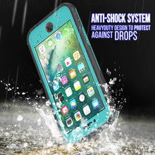 Cargar imagen en el visor de la galería, iPhone 8 Waterproof Case, Punkcase SpikeStar Teal Series | Thin Fit 6.6ft Underwater IP68 (Color in image: purple)