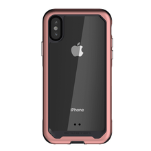 Cargar imagen en el visor de la galería, iPhone Xs Max Case, Ghostek Atomic Slim 2 Series for iPhone Xs Max Rugged Heavy Duty Case|PINK (Color in image: Gold)