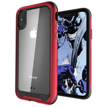 Load image into Gallery viewer, iPhone Xs Case, Ghostek Atomic Slim 2 Series for iPhone Xs Rugged Heavy Duty Case|RED (Color in image: Red)