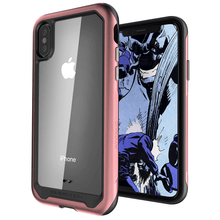 Load image into Gallery viewer, iPhone Xs Case, Ghostek Atomic Slim 2 Series for iPhone Xs Rugged Heavy Duty Case|PINK (Color in image: Pink)
