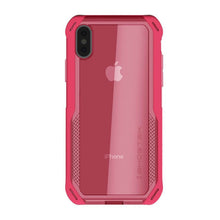 Cargar imagen en el visor de la galería, iPhone Xs Max Case, Ghostek Cloak 4 Series for iPhone Xs Max / iPhone Pro Case | PINK (Color in image: Red-Clear)