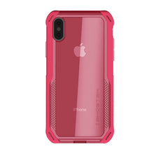 Load image into Gallery viewer, iPhone Xs Case, Ghostek Cloak 4 Series for iPhone Xs / iPhone Pro Case | PINK (Color in image: Red-Clear)