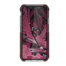 Cargar imagen en el visor de la galería, iPhone Xs Max Case, Ghostek Cloak 4 Series for iPhone Xs Max / iPhone Pro Case | RED-CLEAR (Color in image: Black)