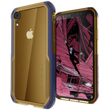 Cargar imagen en el visor de la galería, iPhone Xr Case, Ghostek Cloak 4 Series for iPhone Xr / iPhone Pro Case | BLUE-GOLD (Color in image: Blue-Gold)