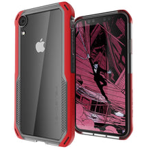 Cargar imagen en el visor de la galería, iPhone Xr Case, Ghostek Cloak 4 Series for iPhone Xr / iPhone Pro Case | RED-CLEAR (Color in image: Blue-Gold)
