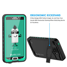 Cargar imagen en el visor de la galería, Galaxy Note 5 Waterproof Case, Punkcase StudStar Teal Shock/Dirt/Snow Proof | Lifetime Warranty (Color in image: black)