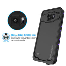 Cargar imagen en el visor de la galería, Galaxy Note 5 Waterproof Case, PunkCase StudStar Purple Shock/Dirt/Snow Proof | Lifetime Warranty (Color in image: light blue)