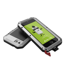 Cargar imagen en el visor de la galería, iPhone SE/5/5s Case, Punkcase® METALLIC Series SILVER w/ TEMPERED GLASS | Aluminum Frame (Color in image: White)