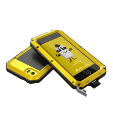 Cargar imagen en el visor de la galería, iPhone SE/5/5s Case, Punkcase® METALLIC Series NEON w/ TEMPERED GLASS | Aluminum Frame (Color in image: White)