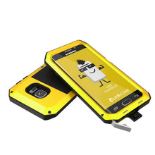 Load image into Gallery viewer, Galaxy S7 EDGE Case, PUNKcase Metallic Neon Shockproof Slim Metal Armor Case (Color in image: white)