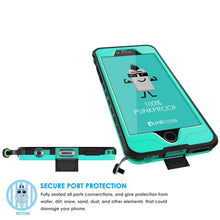 Cargar imagen en el visor de la galería, iPhone 6S+/6+ Plus Waterproof Case, PUNKcase StudStar Teal w/ Attached Screen Protector | Warranty (Color in image: white)