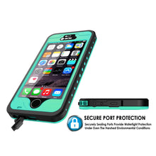 Cargar imagen en el visor de la galería, iPhone 5S/5 Waterproof Case, PunkCase StudStar Teal Case Water/Shock/Dirt Proof | Lifetime Warranty (Color in image: purple)