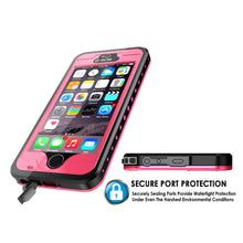 Cargar imagen en el visor de la galería, iPhone 5S/5 Waterproof Case, PunkCase StudStar Pink Case Water/Shock/Dirt Proof | Lifetime Warranty (Color in image: purple)