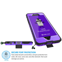 Cargar imagen en el visor de la galería, iPhone 6s/6 Waterproof Case, PunkCase StudStar Purple w/ Attached Screen Protector | Lifetime Warranty (Color in image: white)