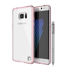 Cargar imagen en el visor de la galería, Note 7 Case Punkcase® LUCID 2.0 Crystal Pink Series w/ PUNK SHIELD Screen Protector | Ultra Fit (Color in image: crystal pink)
